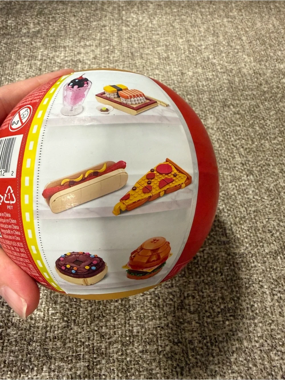 ZURU MAX Snacks Surprise Ball Toy - Pizza- 114 Pieces